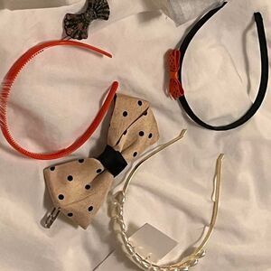 Fab Selection of Vintage Women's Hair Accessories + makeup bag + travel pouches